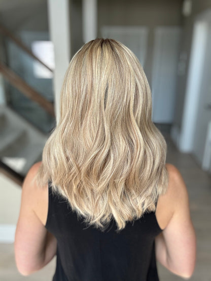 18" Cara LOB Comfort Cap Silk Top Wig (M) Alexwigs