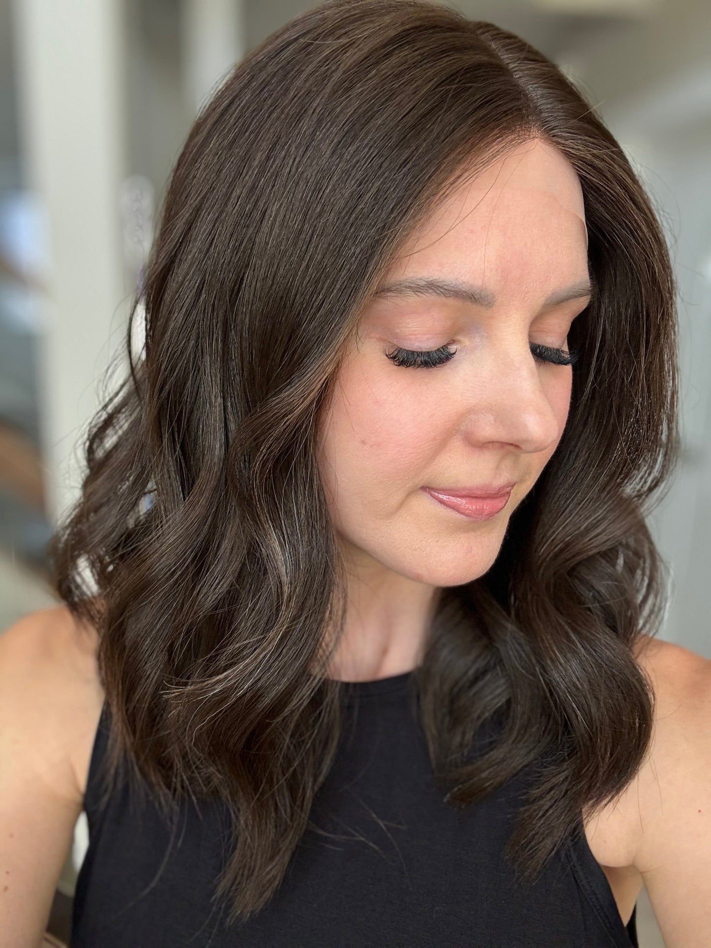 18" Mira LOB Comfort Cap Lace Top Wig (M) (FINAL SALE) Alexwigs