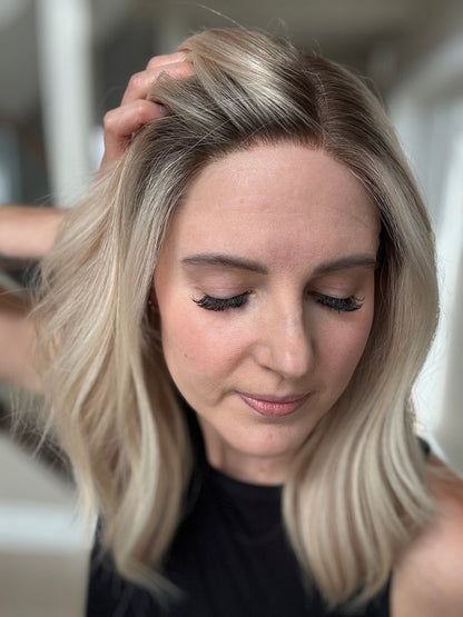 18" Katie LOB Comfort Cap Lace Top Wig (M) Alexwigs