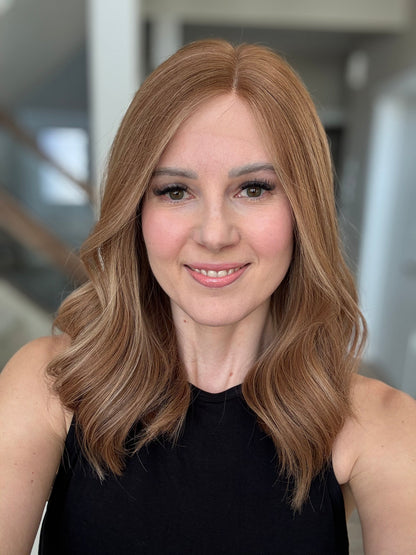 18" Monika LOB Comfort Cap Lace Top Wig (S) (FINAL SALE) Alexwigs