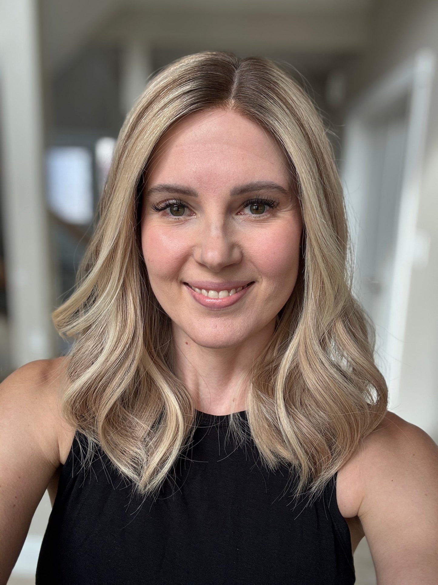 18" Olivia LOB Comfort Cap Lace Top Wig (M) Alexwigs