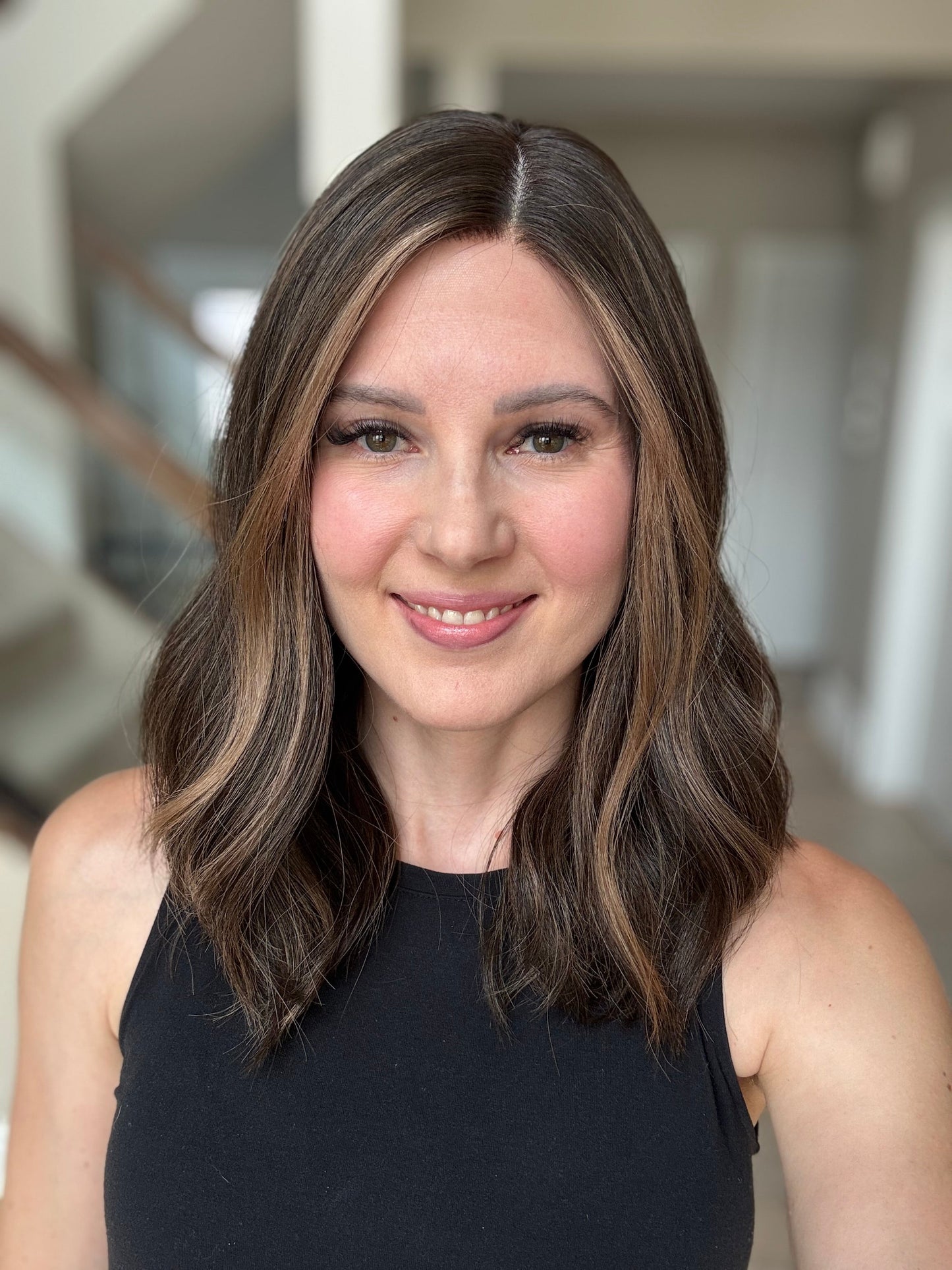 18" Liv LOB Comfort Cap Silk Top Wig (M) Alexwigs