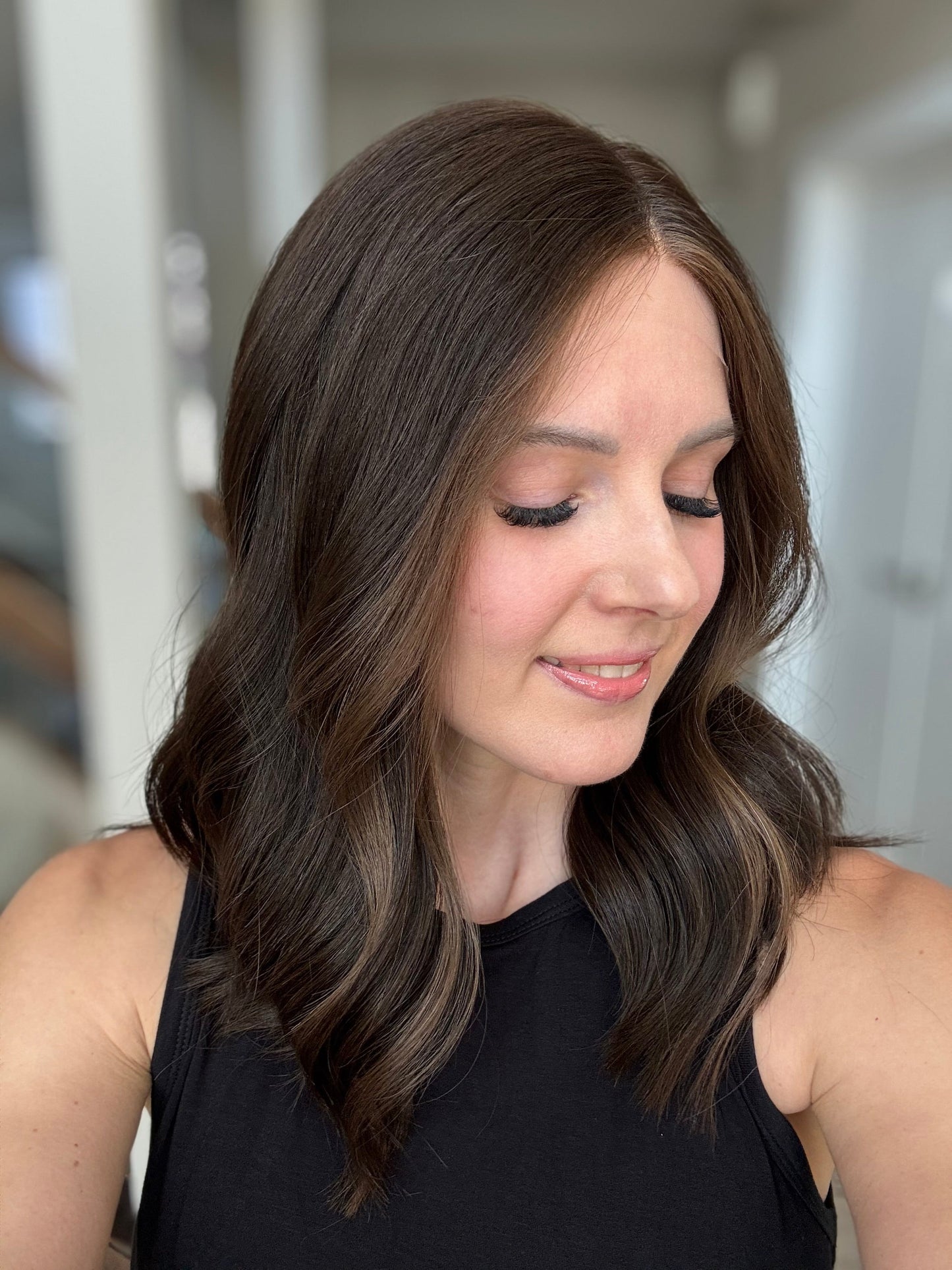 18" Mira LOB Comfort Cap Lace Top Wig (M) (FINAL SALE) Alexwigs