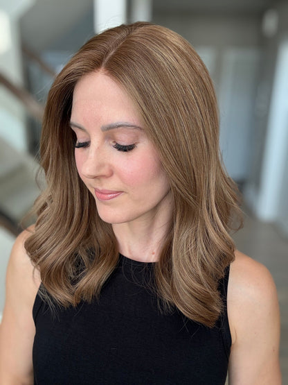 18" Justine LOB Comfort Cap Lace Top Wig (M) Alexwigs