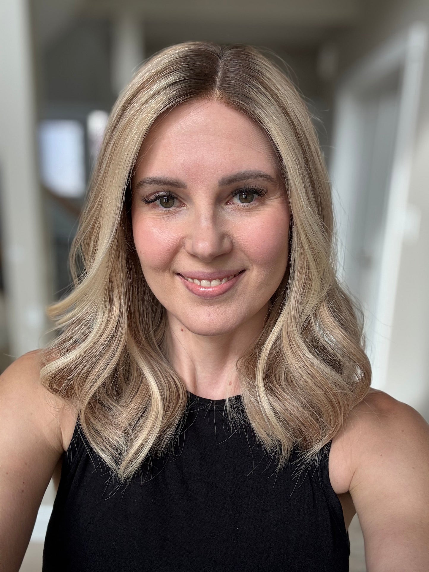 18" Olivia LOB Comfort Cap Lace Top Wig (M) Alexwigs