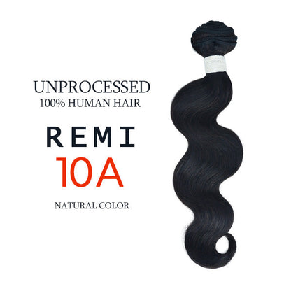 Bobbi Boss 100% Unprocessed Remi Human Hair Weave 10A - BODY 14-20" Alexwigs
