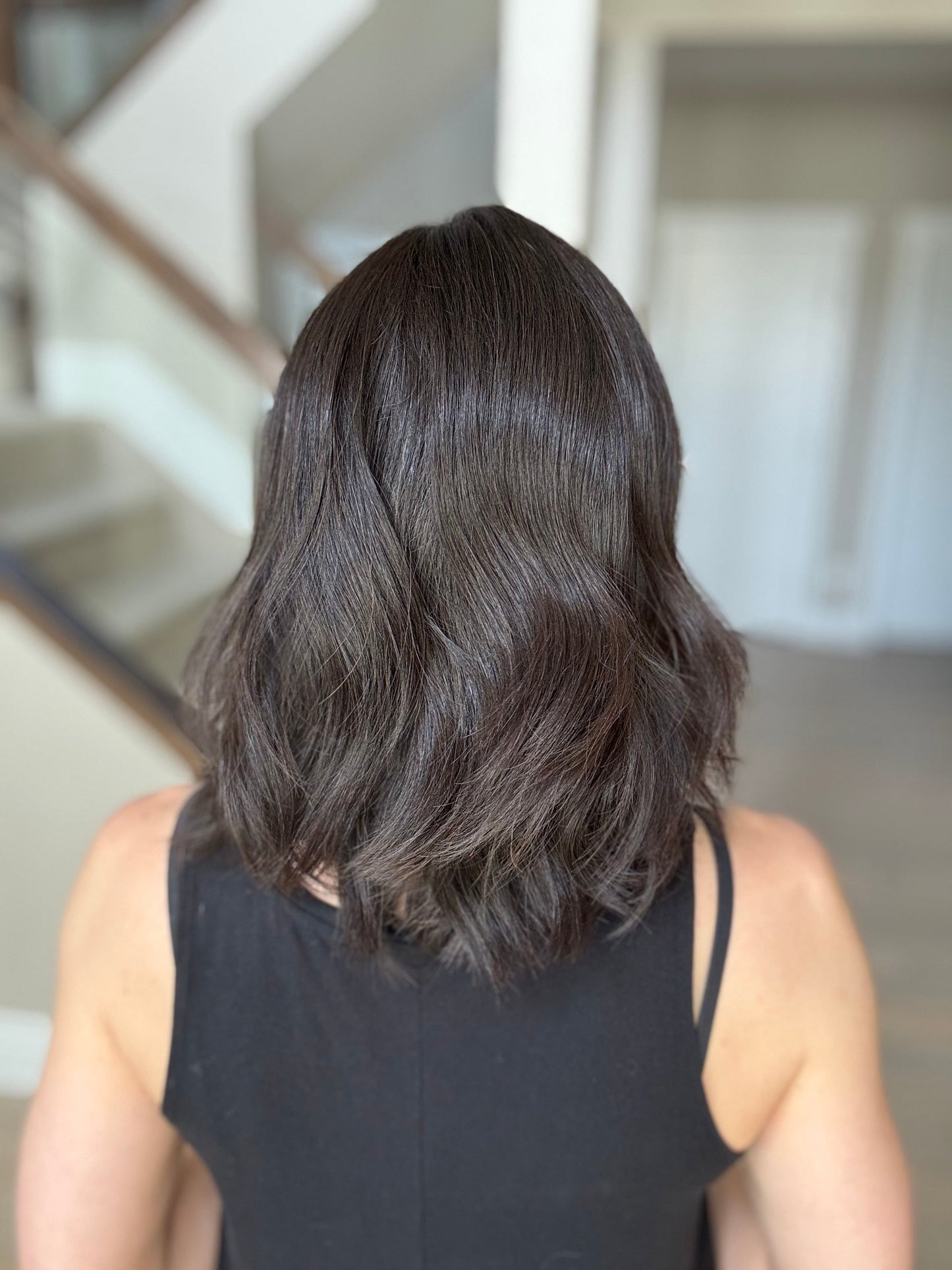 15" Natural Black Lace Top Wig (S) Alexwigs