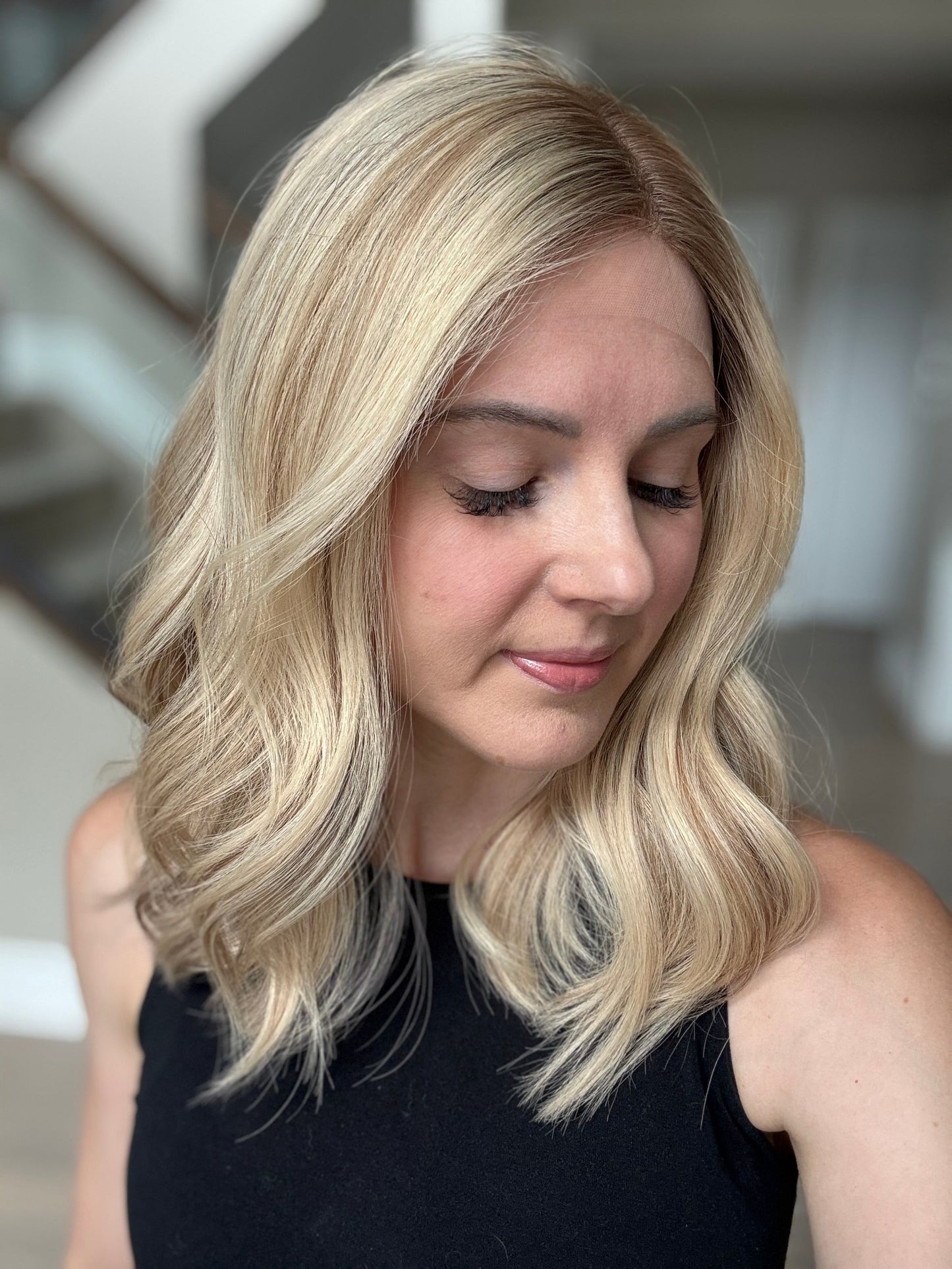 18" Cara LOB Comfort Cap Lace Top Wig (M) (FINAL SALE) Alexwigs