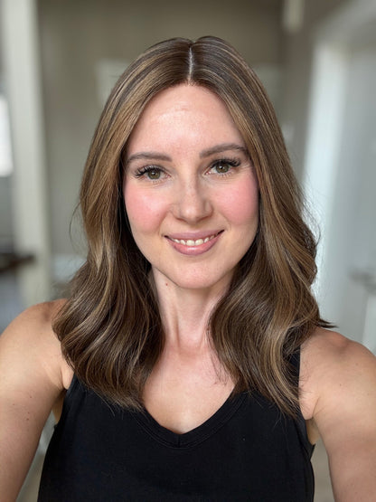 18" Penelope Comfort Cap Silk Top Wig (M) Alexwigs