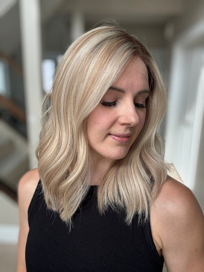 18" Katie LOB Comfort Cap Lace Top Wig (S) Alexwigs