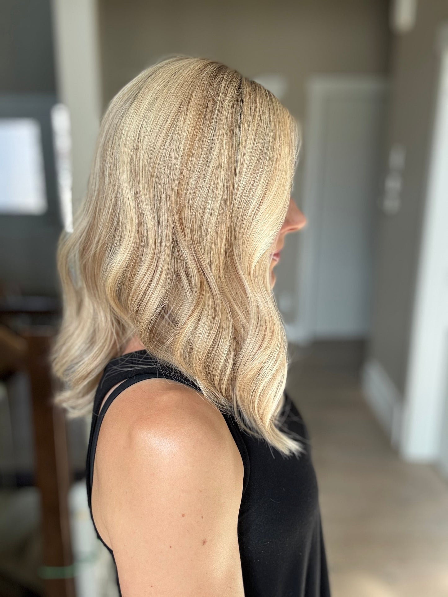 18" Cara LOB Comfort Cap Lace Top Wig (M) Alexwigs