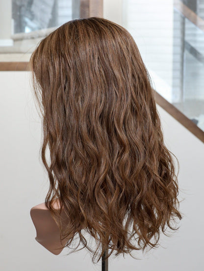 18" 9x9 Elana Wavy Closed Lace Topper Alexwigs