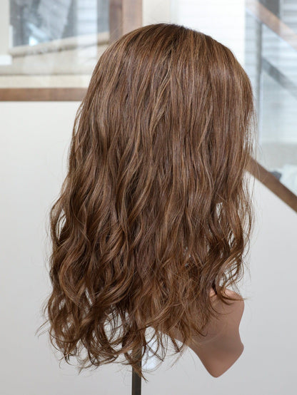 18" 9x9 Elana Wavy Closed Lace Topper Alexwigs