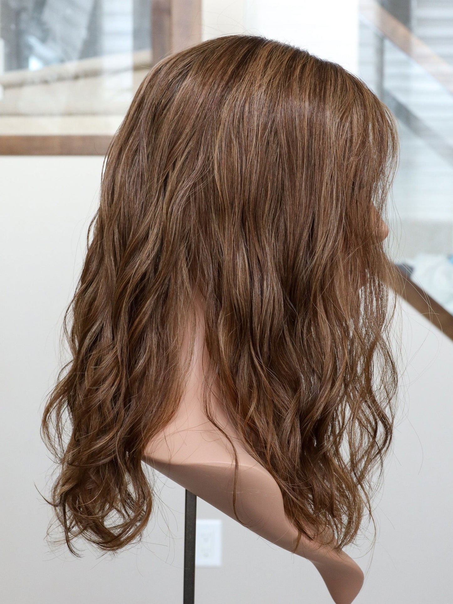 18" 9x9 Elana Wavy Closed Lace Topper Alexwigs