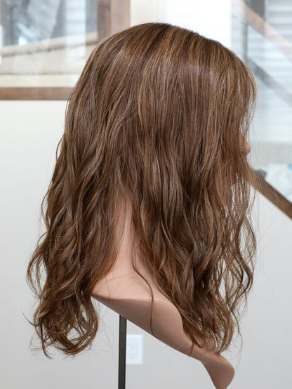 18" 9x9 Elana Wavy Closed Lace Topper Alexwigs