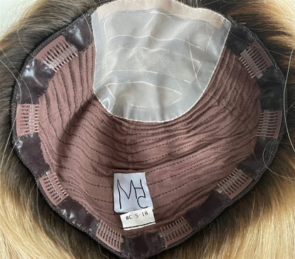 18" 9x9 Elana Wavy Closed Lace Topper Alexwigs