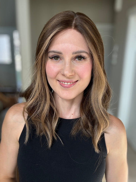 18" Penelope LOB Comfort Cap Lace Top Wig (S) (FINAL SALE) Alexwigs