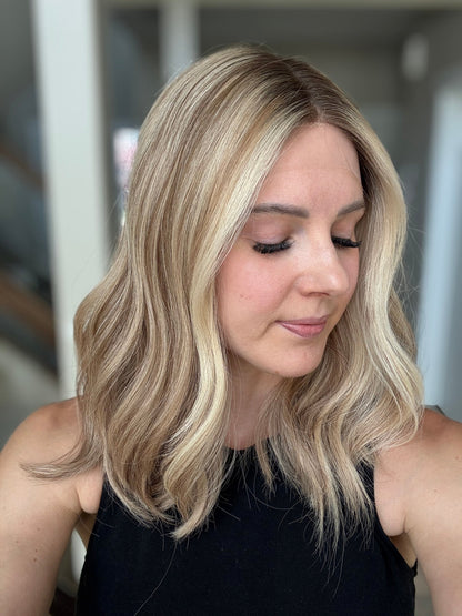 18" Olivia LOB Comfort Cap Lace Top Wig (M) (FINAL SALE) Alexwigs