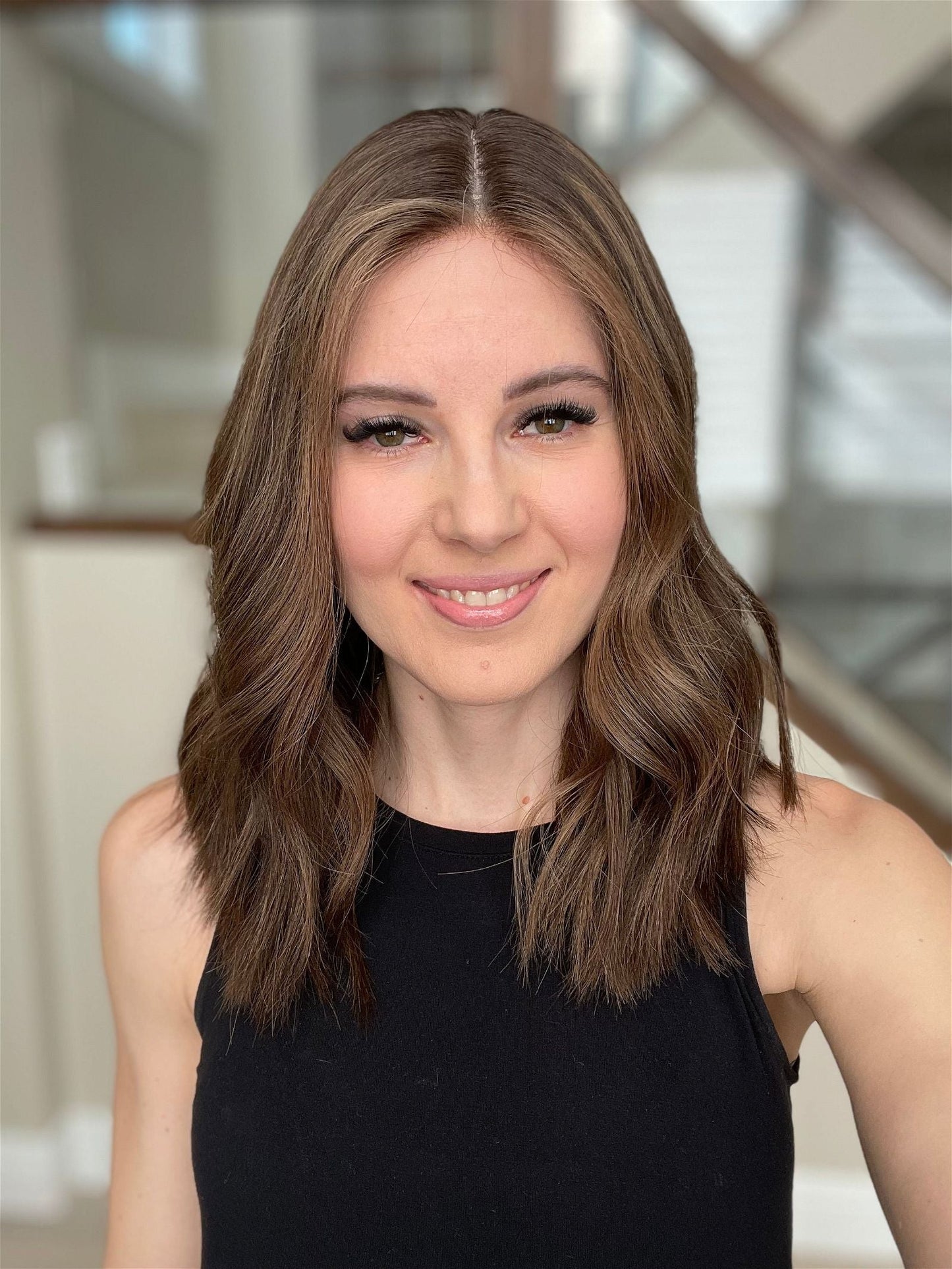 19" Penelope Comfort Cap Silk Top Wig (M) Alexwigs