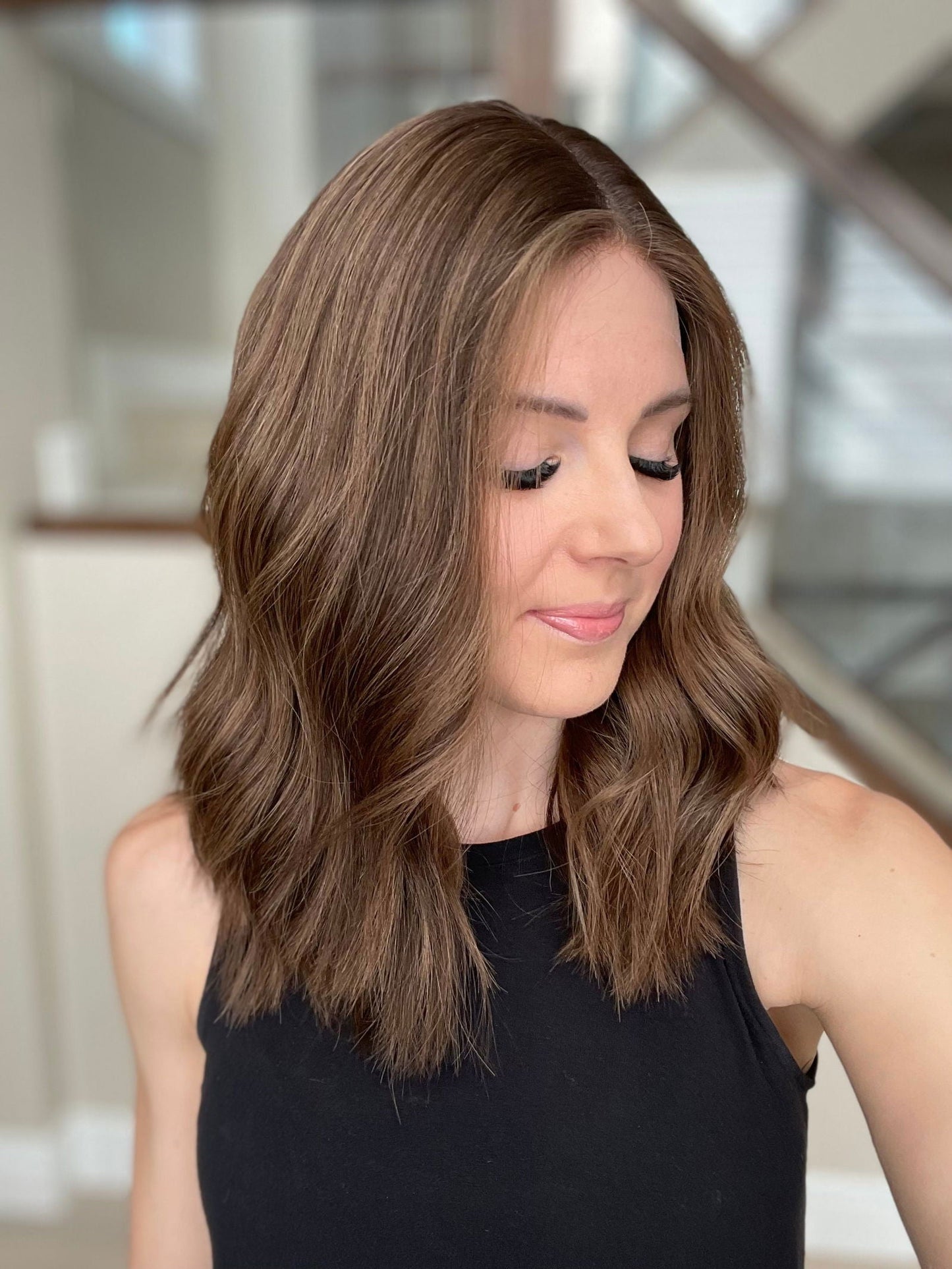 19" Penelope Comfort Cap Silk Top Wig (M) Alexwigs