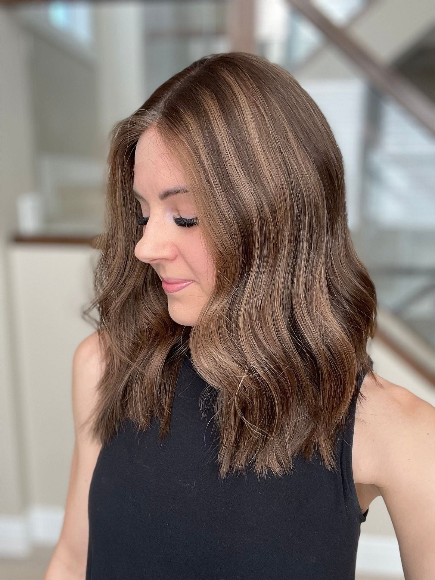 19" Penelope Comfort Cap Silk Top Wig (M) Alexwigs