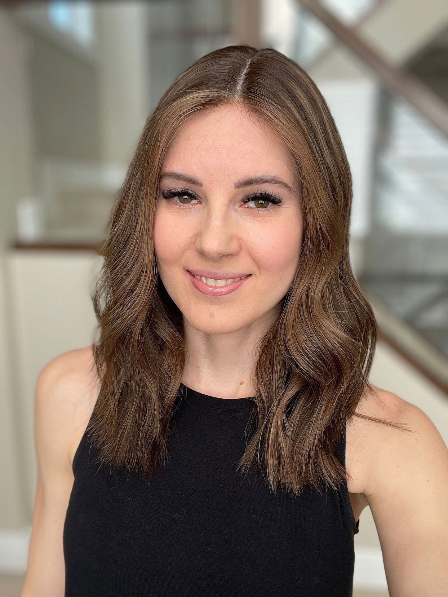 19" Penelope Comfort Cap Silk Top Wig (M) Alexwigs