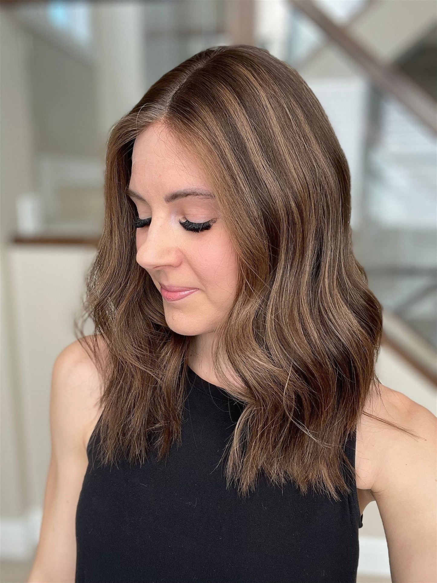 19" Penelope Comfort Cap Silk Top Wig (M) Alexwigs