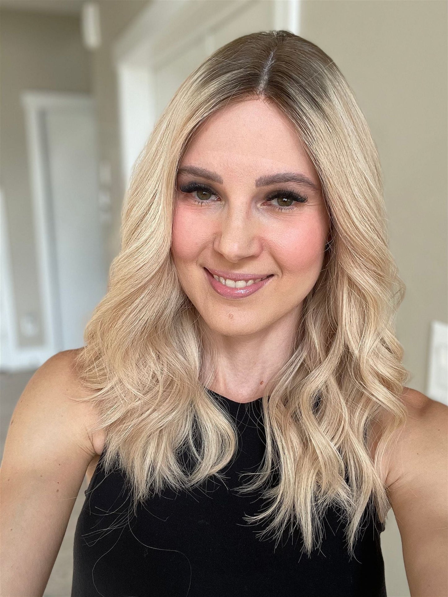 19" Rory Lob Comfort Cap Silk Top Wig (M) Alexwigs