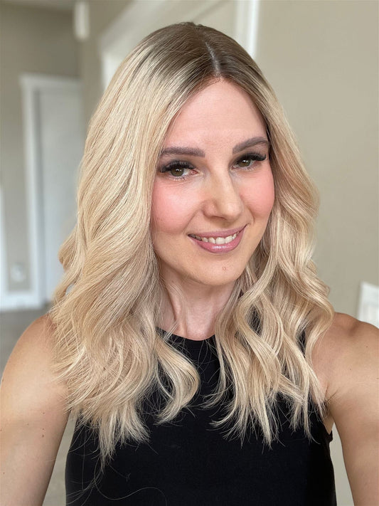 19" Rory Lob Comfort Cap Silk Top Wig (M) Alexwigs