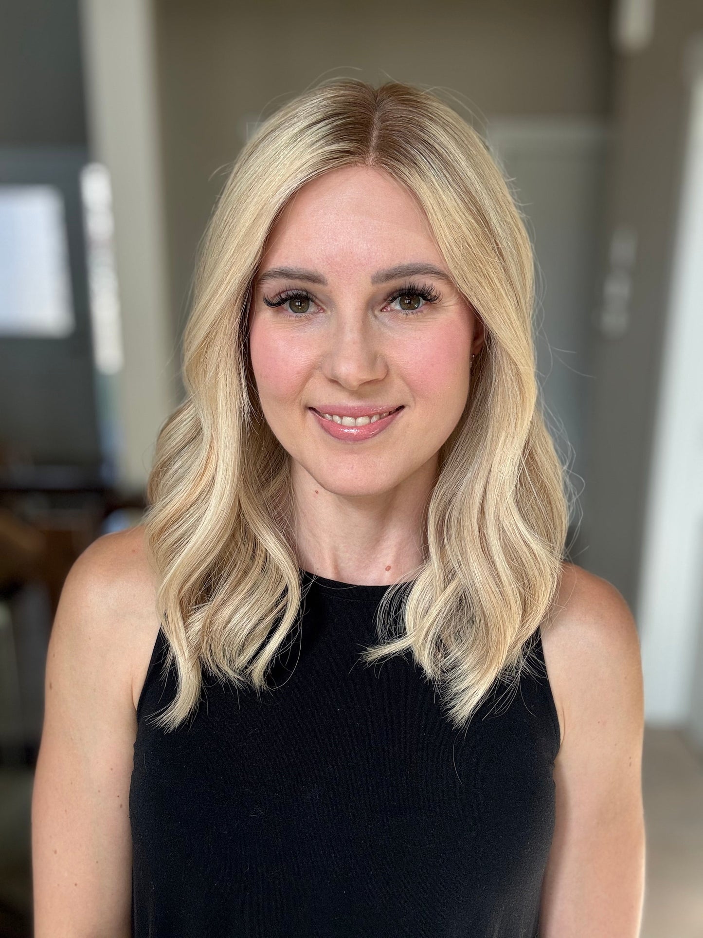 18" Cara LOB Comfort Cap Lace Top Wig (S) Alexwigs