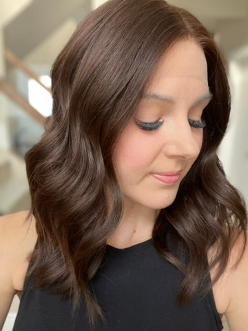 18" Callie Luxury Cap Lace Top Wig (XS) Alexwigs