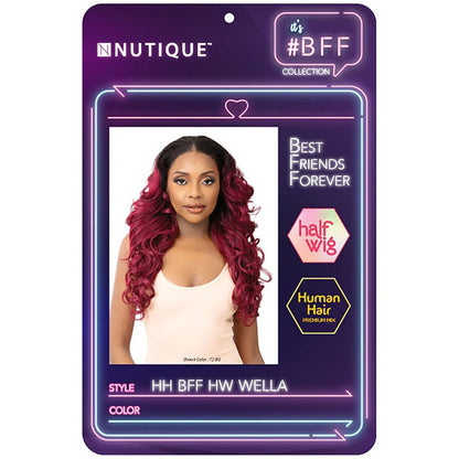 Nutique BFF Human Hair Blend Half Wig - WELLA Alexwigs