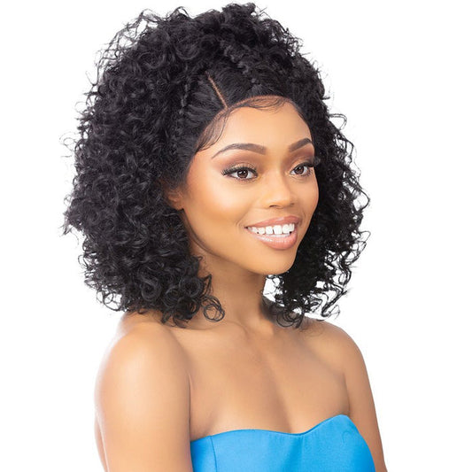 Nutique Illuze Glam Up Hand-Tied Braided HD Lace Front Wig - ANGELCIA Alexwigs