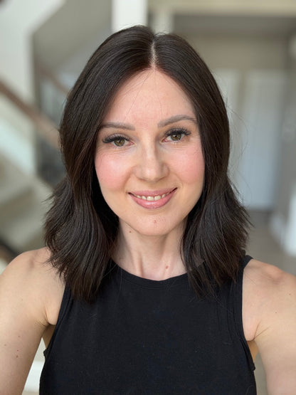 15" Natural Black Lace Top Wig (S) Alexwigs