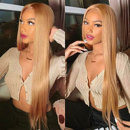#27 Blonde Pre Plucked Real HD Lace Wigs 180% Density Deep Parting | VIP Special Alexwigs