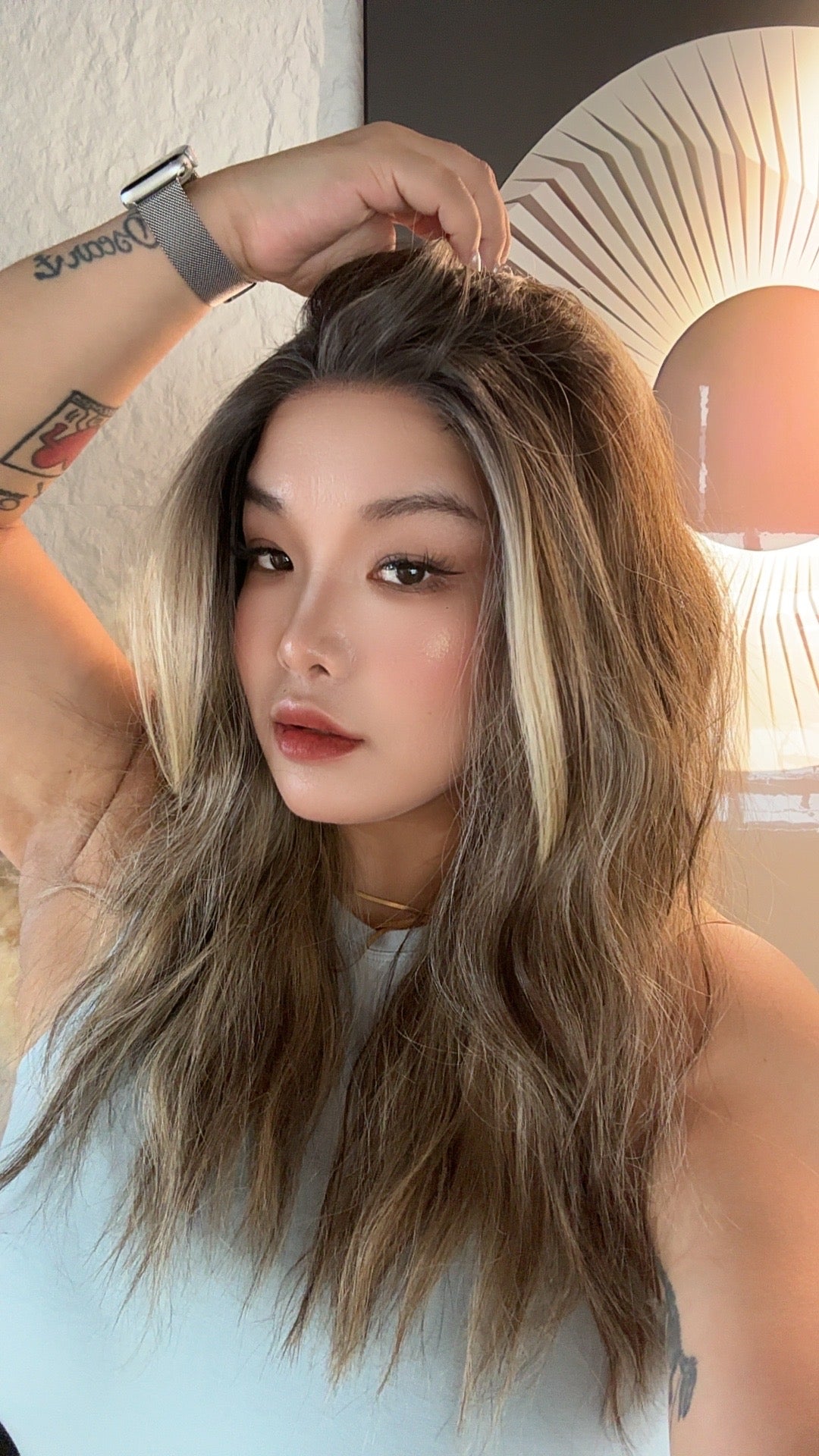 JBEXTENSION 22 Inches Mix Blonde Pre-Cut Snowflake Lace Frontlace Glueless Wig INéS SNOWFLAKE【PERMATEASE】【BENDY EAR TABS】- M/L Alexwigs