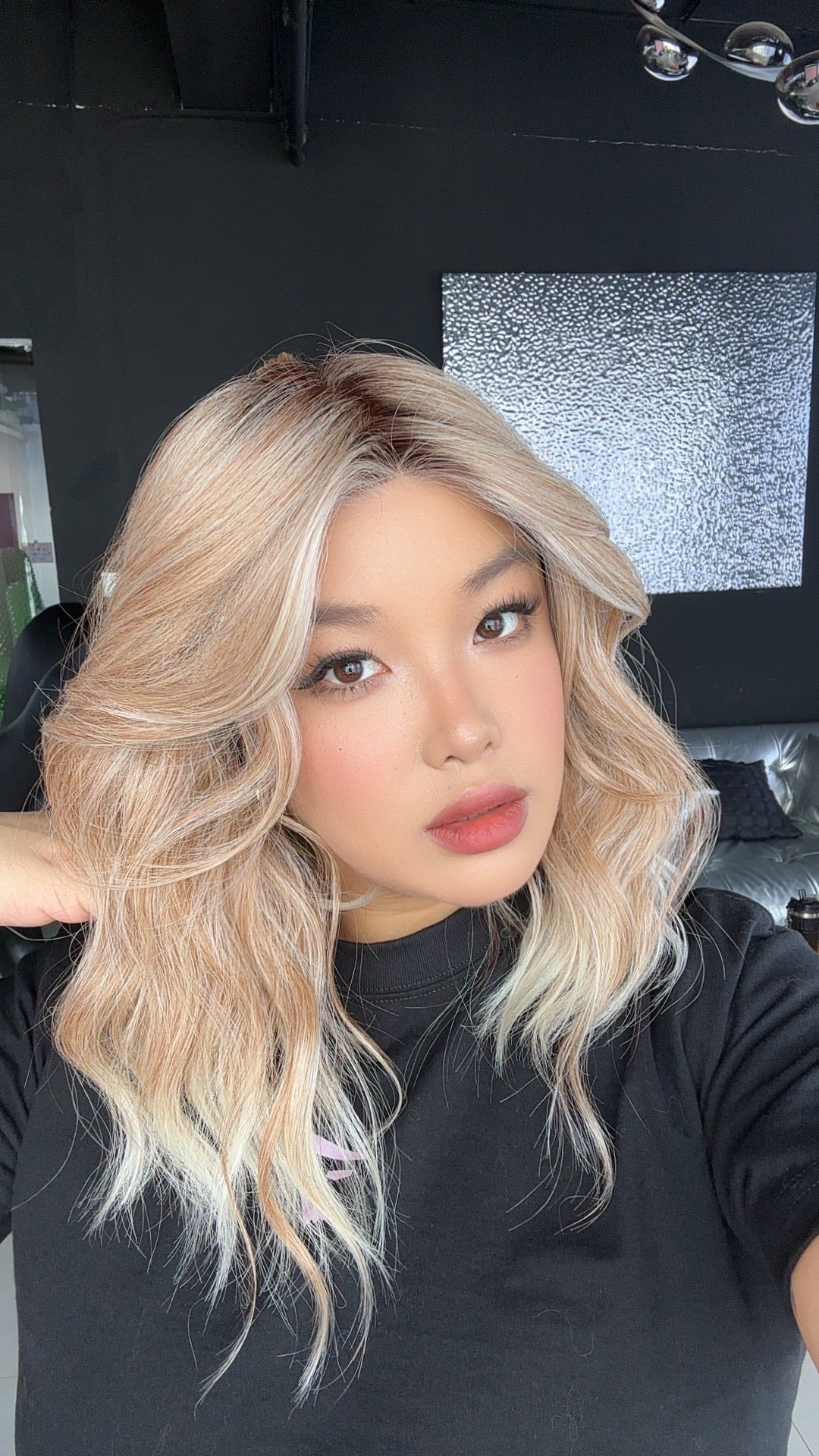 [PRE-ORDER] JBEXTENSION BELLA MONO Monofilament Handmade Wig 6X5 Full Monofilament Hand Tied Top Wig 15 Inches Peach Blonde Mono Lace Wig With Anti-slip Silicone Strips Glueless Wig BELLA MONO【BENDY EAR TABS】 Alexwigs