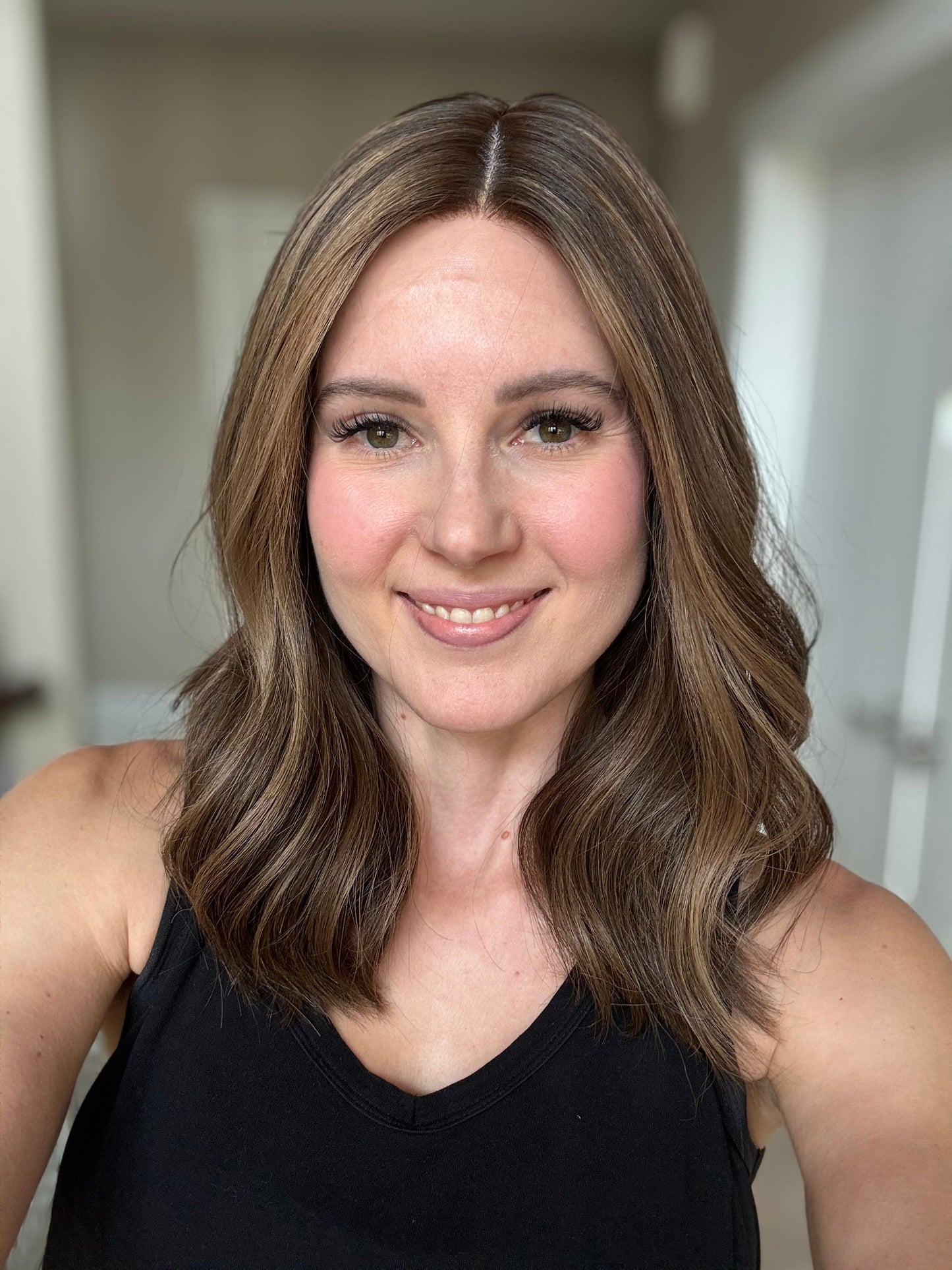 18" Penelope Comfort Cap Silk Top Wig (S) Alexwigs