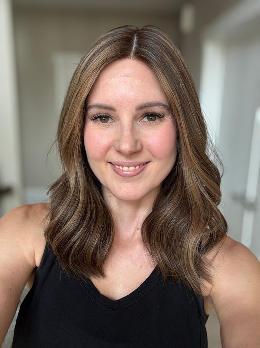 18" Penelope Comfort Cap Silk Top Wig (S) Alexwigs