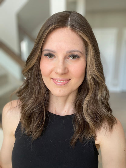 18" Mia Lob Comfort Cap Silk Top Wig (S) Alexwigs