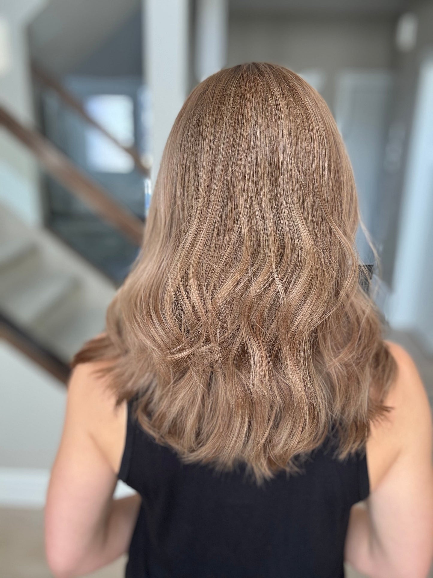 18" Justine LOB Comfort Cap Lace Top Wig (M) Alexwigs