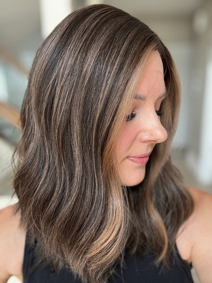 18" Liv LOB Comfort Cap Silk Top Wig (M) Alexwigs