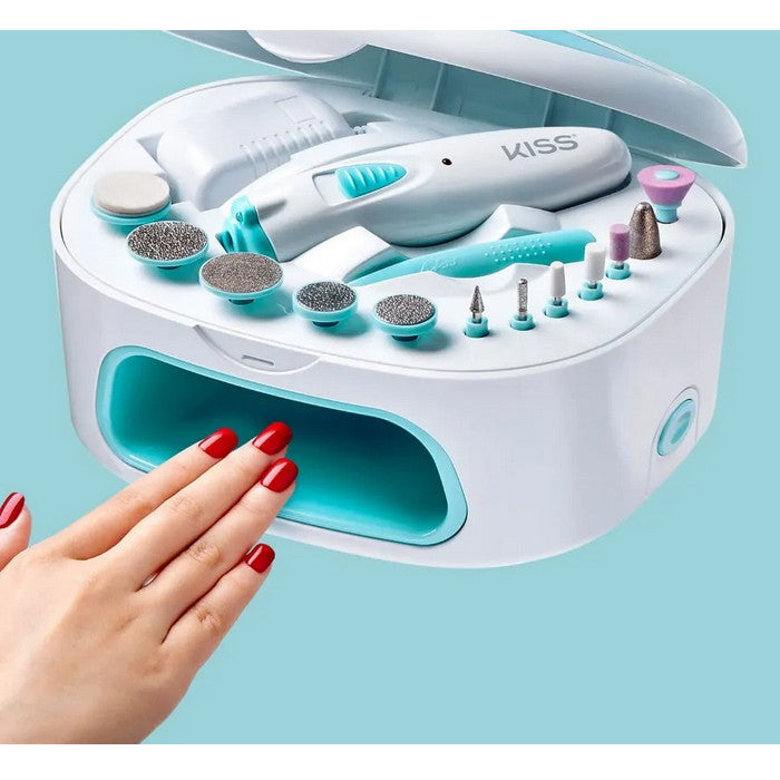 Kiss New York Power File x Nail Dryer - ALL IN ONE NAIL KIT Alexwigs