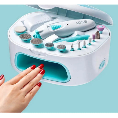 Kiss New York Power File x Nail Dryer - ALL IN ONE NAIL KIT Alexwigs