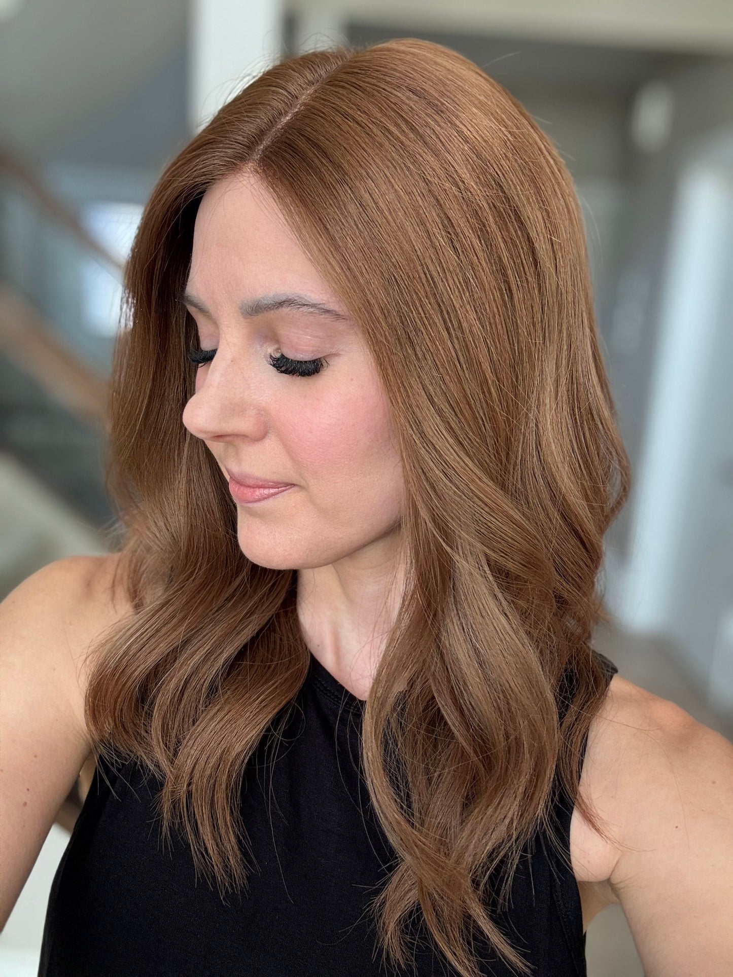 20" Angie Comfort Cap Lace Top Wig (M) Alexwigs