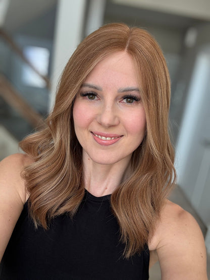 18" Monika LOB Comfort Cap Lace Top Wig (S) (FINAL SALE) Alexwigs