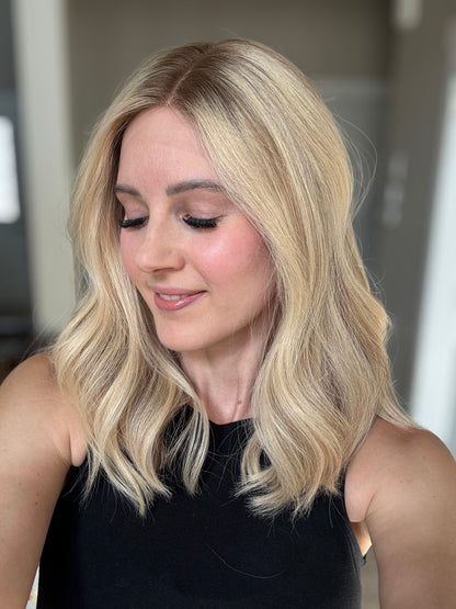 18" Cara LOB Comfort Cap Lace Top Wig (M) Alexwigs