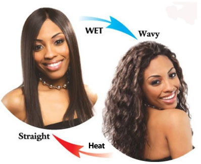 Zury Sis Indian Remy 100% Human Hair Wet & Wavy Weave - LOOSE DEEP 12-18" Alexwigs