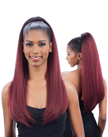 Freetress Equal Drawstring Ponytail YAKY BOUNCE 30 Inch Alexwigs