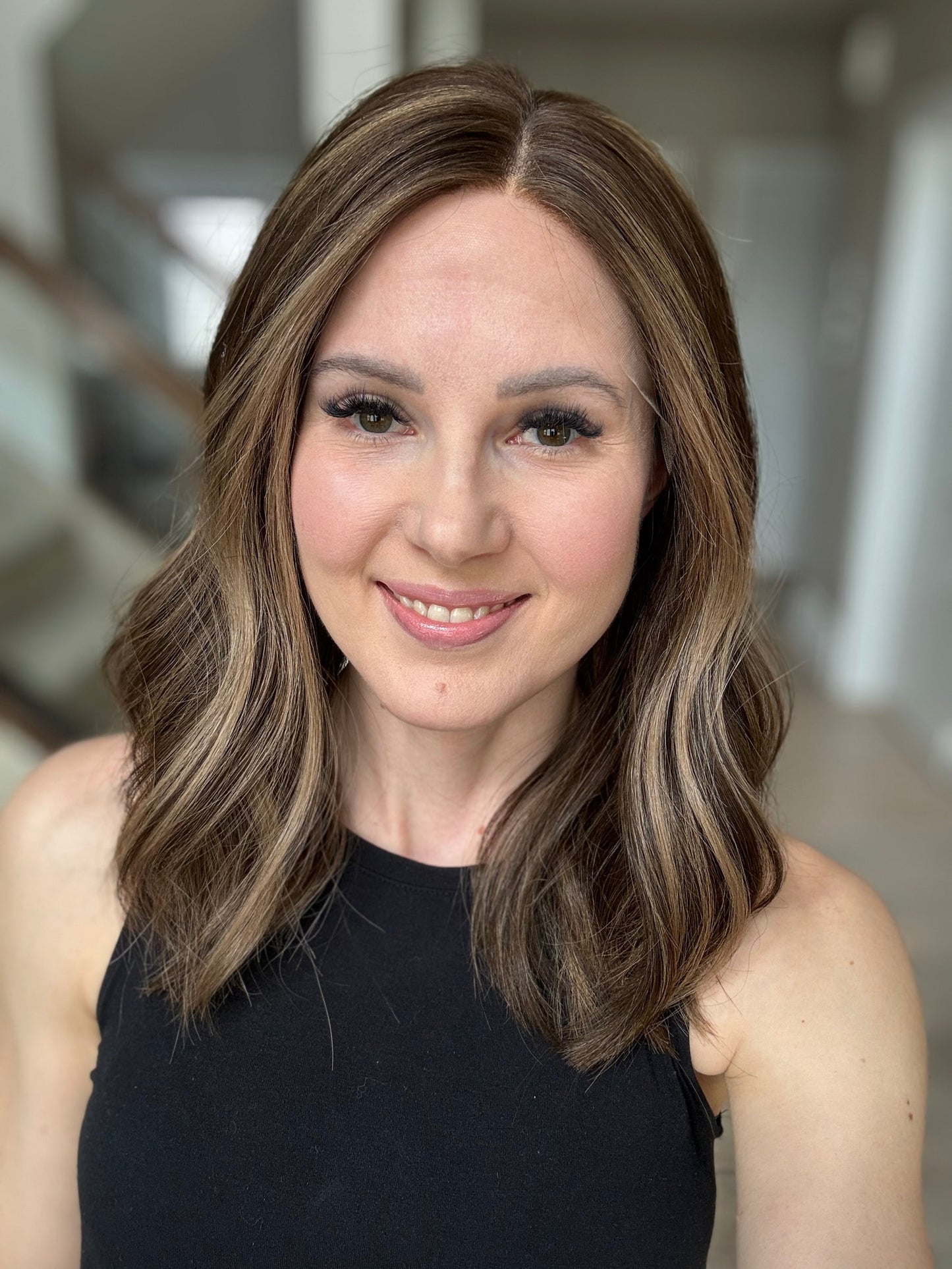 18" Mia LOB Comfort Cap Lace Top Wig (M) (FINAL SALE) Alexwigs